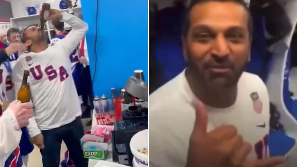 FBI Director Kash Patel Draws Fire After Locker-Room Drinking Video at Milan Olympics