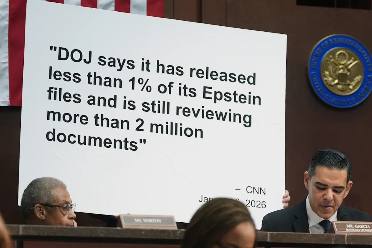 House Democrats Probe DOJ Over Alleged Withholding Of Epstein Files Mentioning Trump