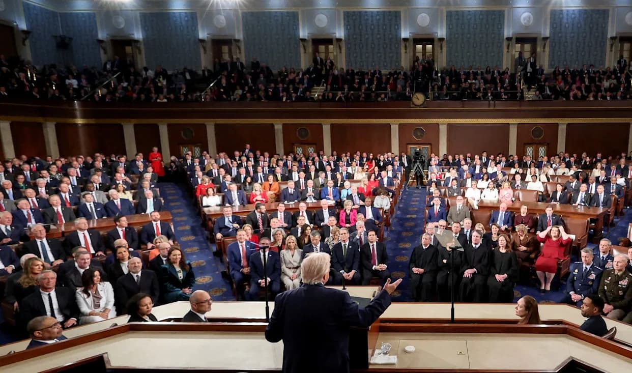 Trump Presses Congress With Broad Agenda — But Urges Lawmakers Not To Act On Tariffs