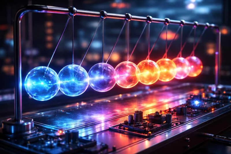 Quantum Newton’s Cradle: Ultracold Atoms Carry Energy Without Resistance