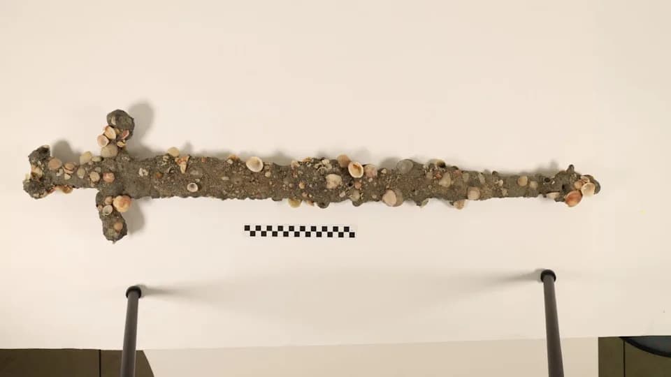 Graduate Student Spots a Second 12th‑Century Crusader Sword Off Israel’s Coast