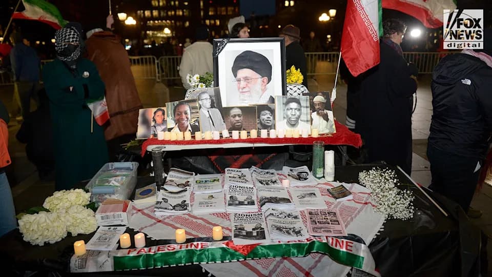 Brawl Erupts at Washington Square Park Vigil After Man Tries To Tear Down Khamenei Poster; NYPD Detains Several