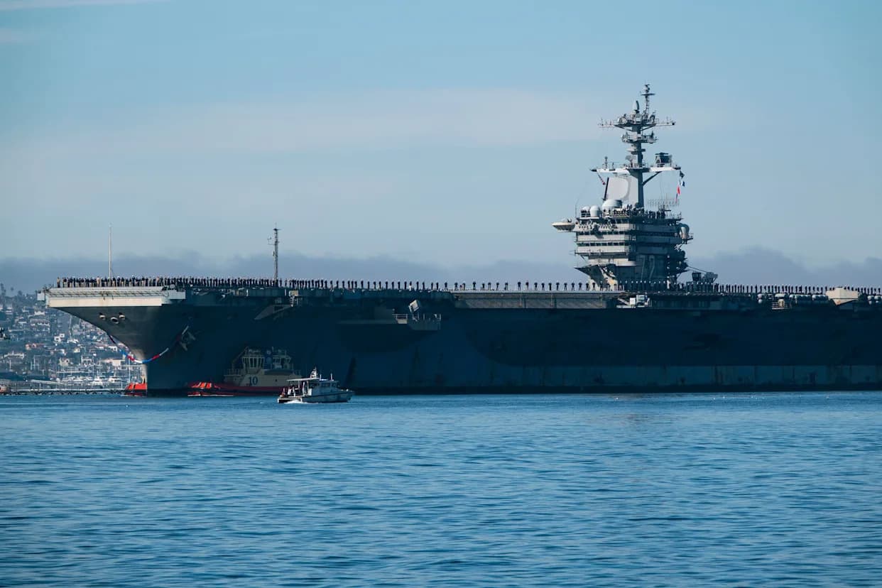 U.S. Forces Strike Iranian Vessel That Approached USS Abraham Lincoln, Officials Say