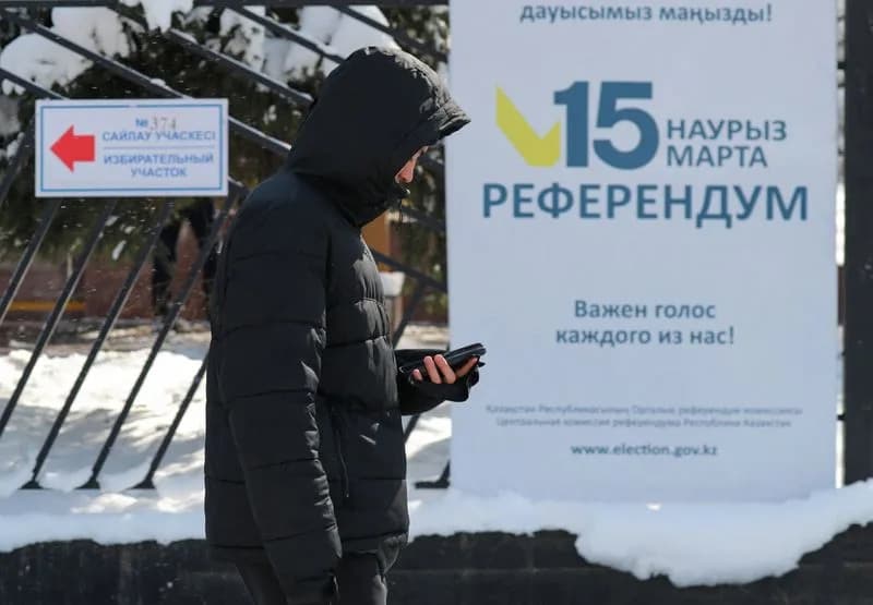 Kazakhstan Votes on New Constitution Amid Fears It Could Extend Tokayev's Rule