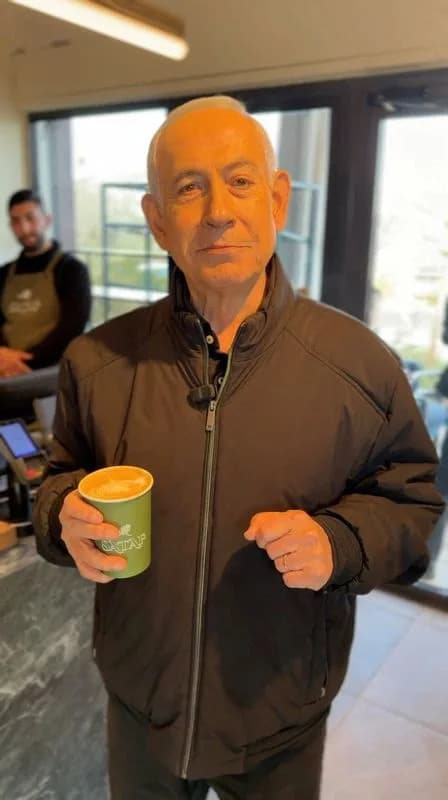 Netanyahu Posts Café Video After Iran Rumours Claim He Was 'Dead' — Uses Hebrew Slang to Rebuke Reports