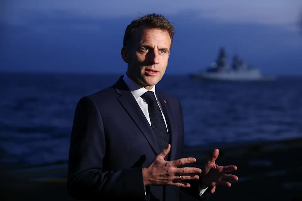 France Bolsters Naval Presence in Middle East as Macron Pursues Postwar Diplomacy