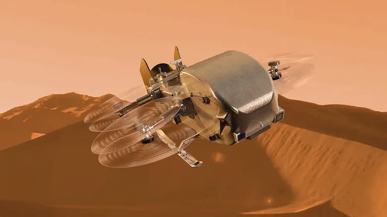 NASA’s Nuclear-Powered ‘Dragonfly’ Rotorcraft Will Hunt for Signs of Life on Titan