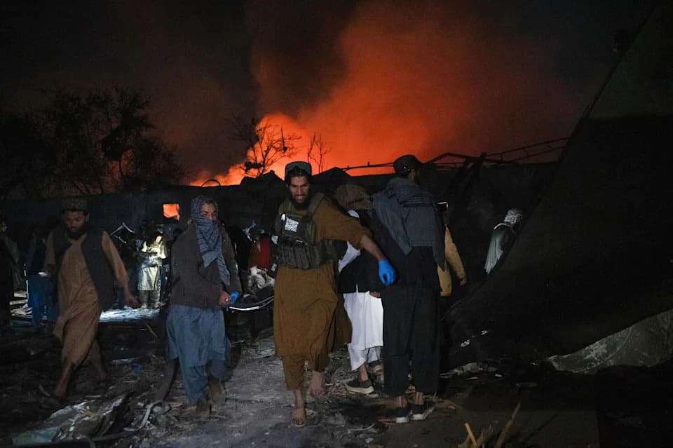 Taliban Say Pakistani Airstrike Killed Hundreds at Kabul's Omid Rehab Hospital; Pakistan Denies Targeting Medical Facility