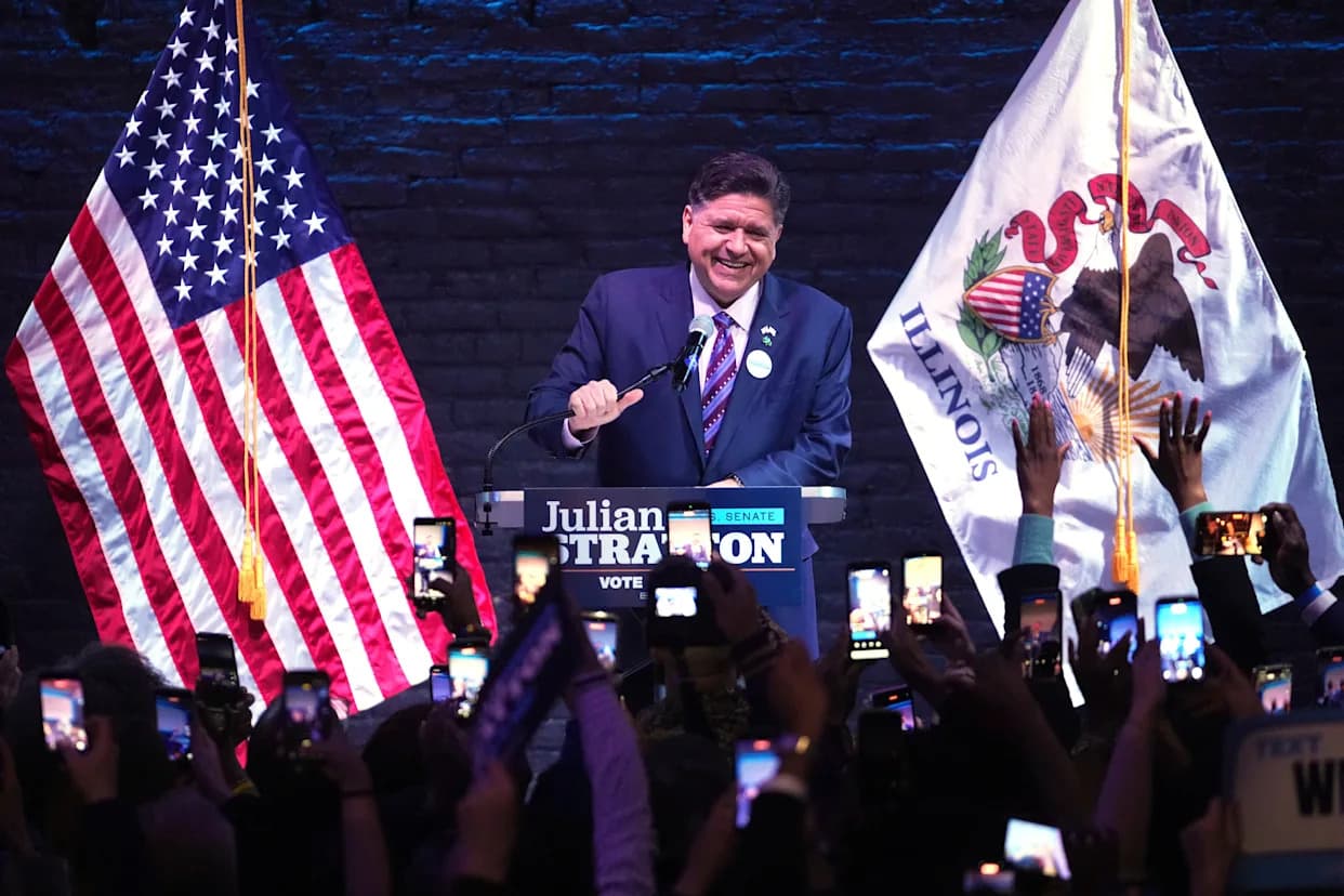 Pritzker Emerges As Kingmaker In Illinois Senate Primary, Boosting Stratton And Taking Aim At Trump