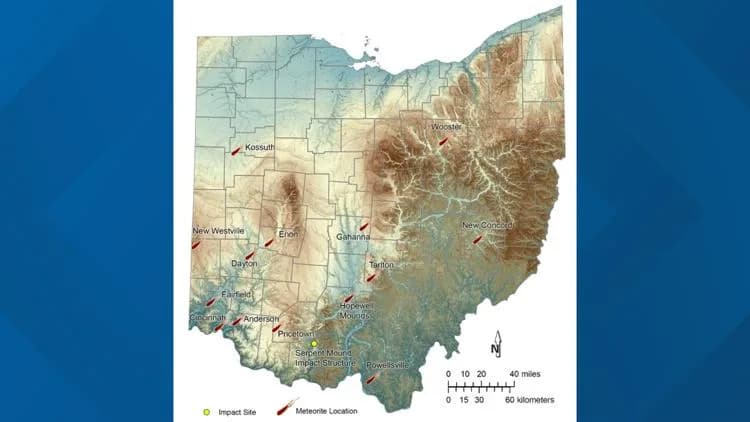 Meteor Explodes Over Valley City: Could Fragments Have Fallen In Medina County? Ohio's 14 Confirmed Meteorites Listed