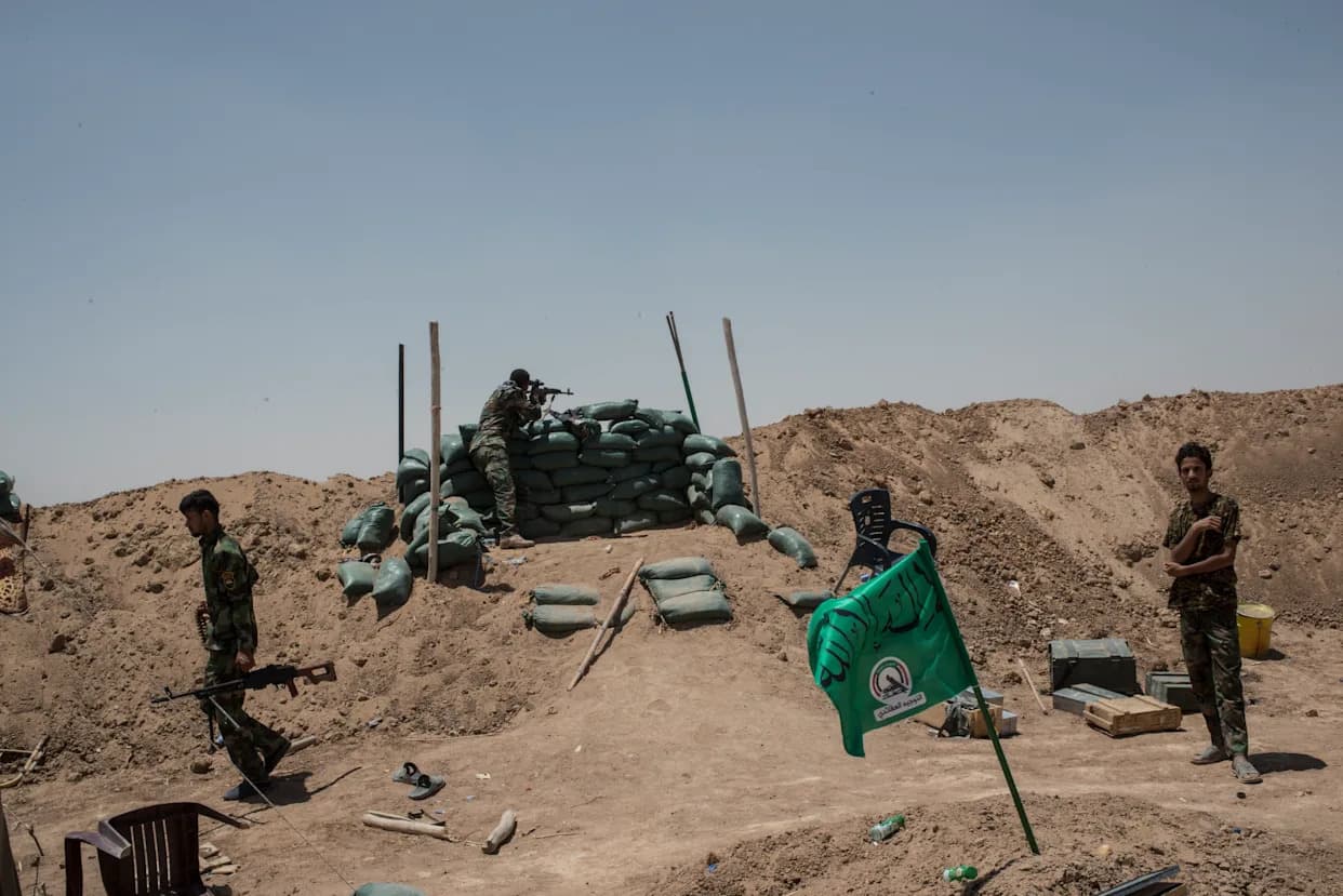 Airstrikes Kill Two PMF Fighters in Northern Iraq; Drone Strike Sparks Fire at Umm Qasr