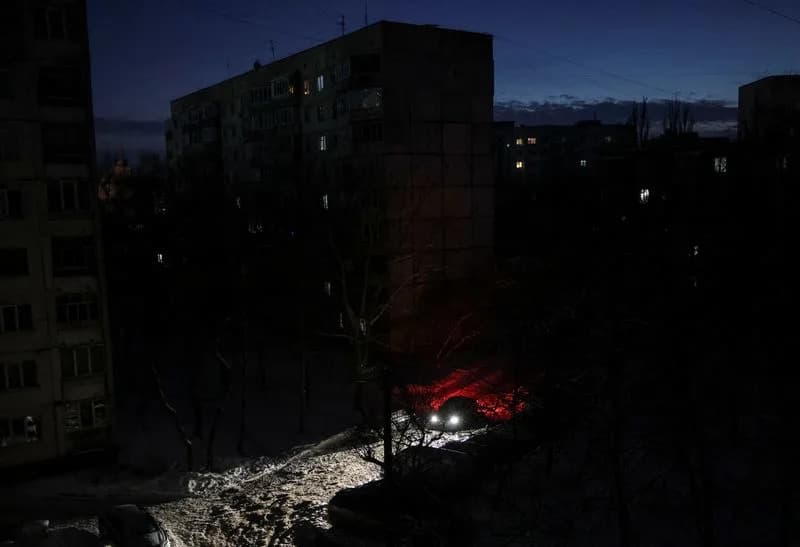 Russian Drone Strike Cuts Power to Most of Ukraine's Chernihiv Region