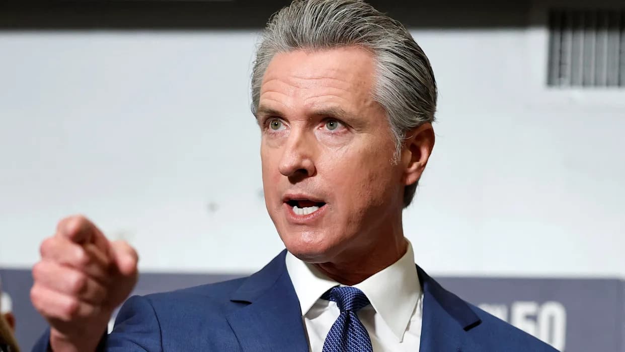 Newsom Says ICE Has Become Trump’s 'Personal Police Force' as Agents Are Sent to Airports