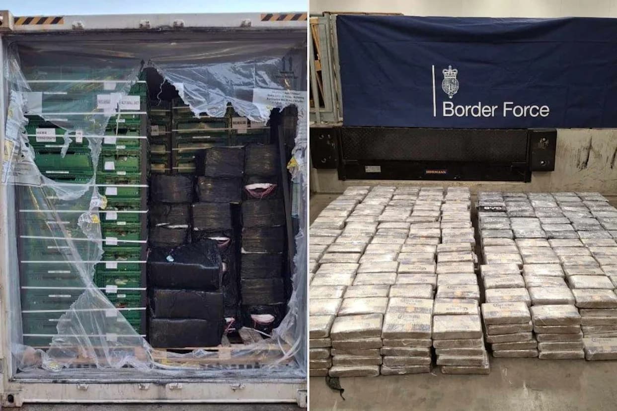 943kg Of Cocaine Hidden In Bananas Seized At Southampton Docks — Three Men Charged