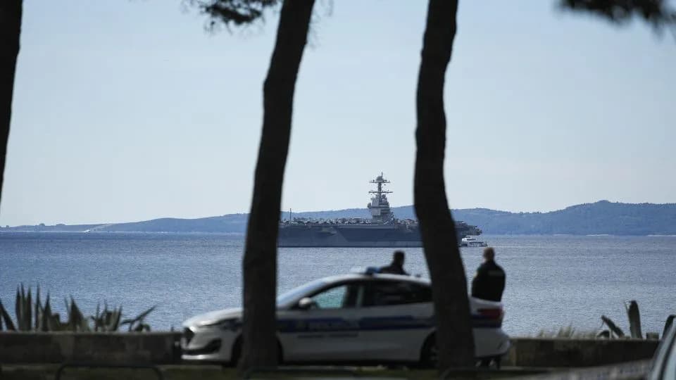 USS Gerald R. Ford Resumes Sorties Two Days After Laundry Fire; Repairs Underway in Greece