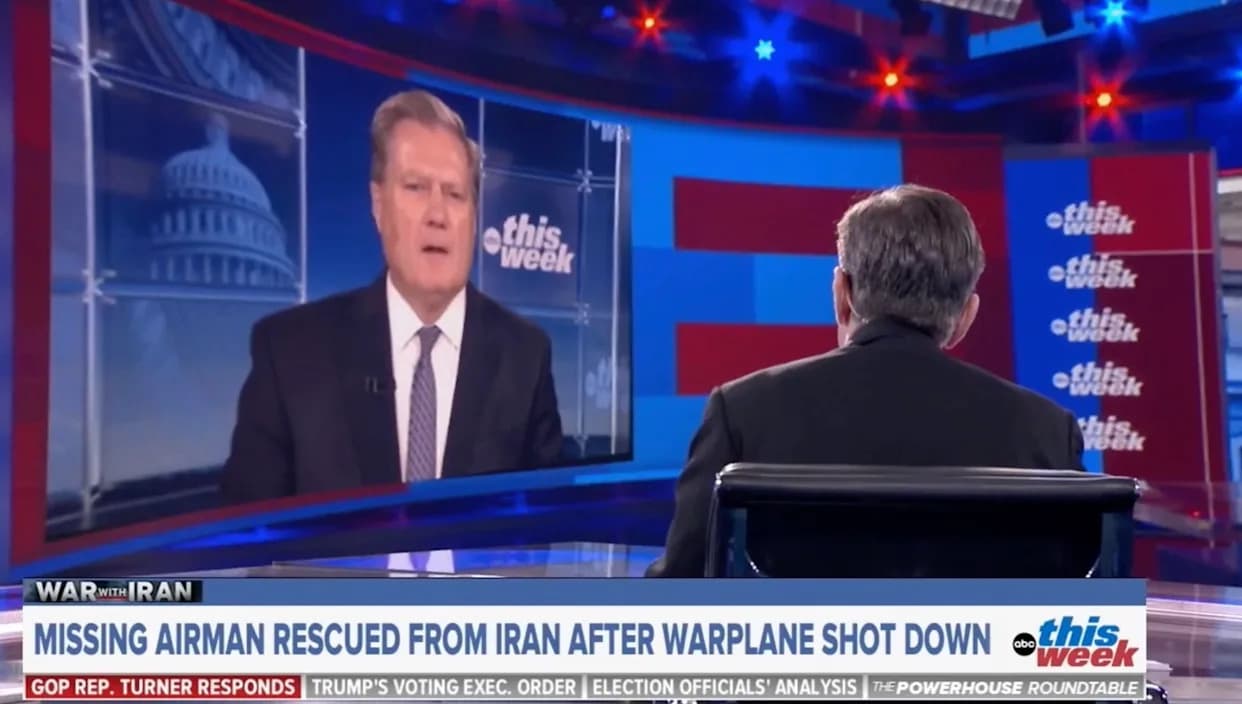 Turner Says Ground Troops 'Unlikely' to Reopen Strait of Hormuz After Repeated Stephanopoulos Questioning