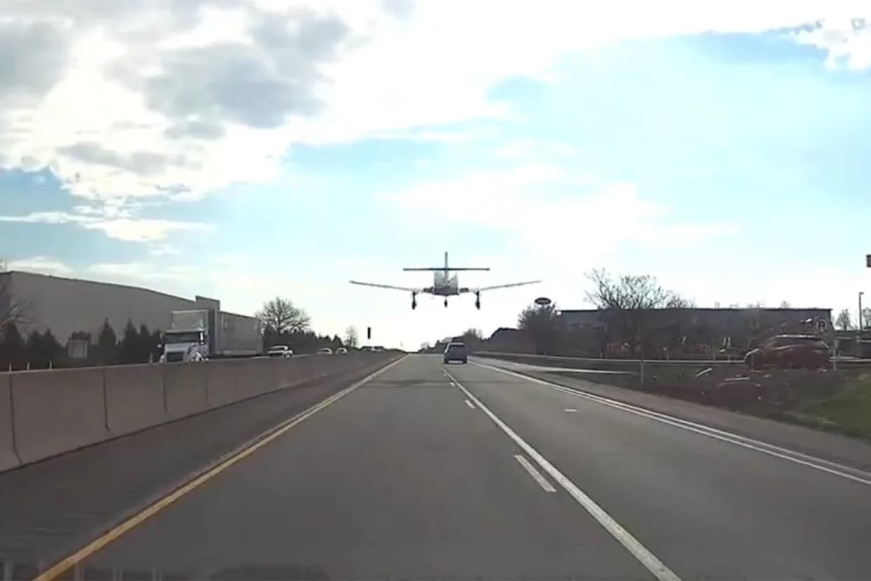 Dramatic Video Shows Small Plane Make Emergency Landing on I‑78 in Pennsylvania — No Injuries