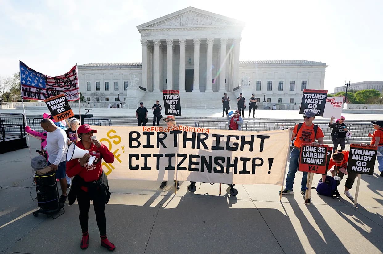 After Rocky Supreme Court Hearing, Trump Urges Justices on Truth Social, Calls U.S. 'Stupid' for Birthright Citizenship