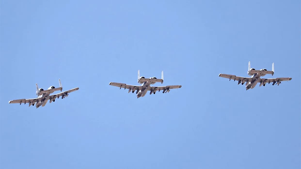 A-10 Warthog Redeployed To Hunt Iranian Fast-Attack Boats — Maritime Role May Extend Fleet's Service