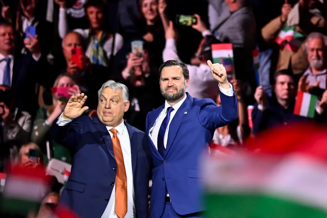 Vance Accuses EU Of Meddling While Campaigning For Orbán Ahead Of Hungary Vote