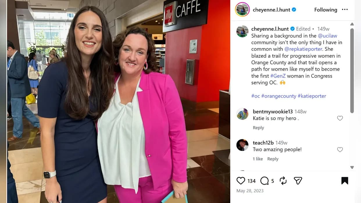 Porter Campaign: Influencer Behind Swalwell Claims 'Has No Relationship' With Candidate