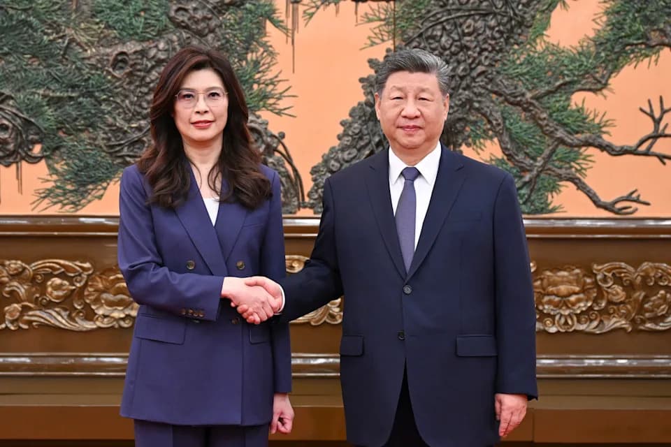 Xi Jinping Meets Taiwan Opposition Leader Cheng Li-wun in Beijing — Both Emphasize Peace but Offer No Roadmap