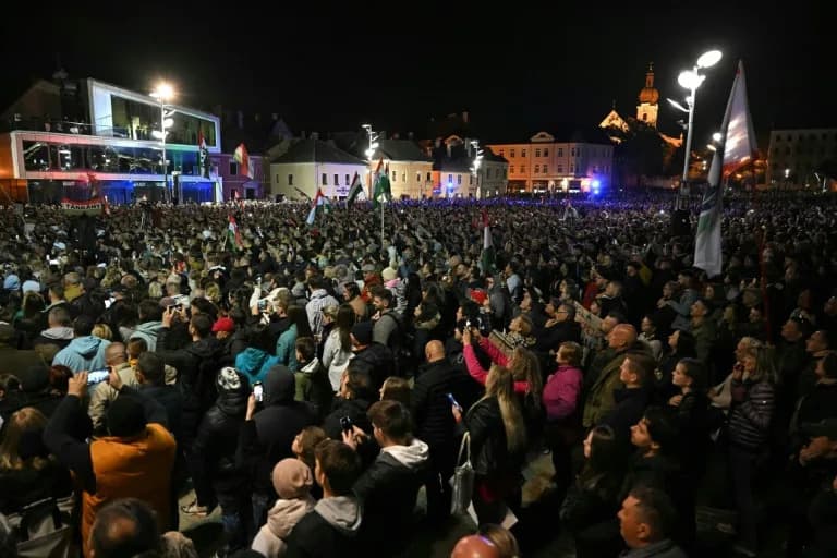 Tens of Thousands Rally Across Hungary As Election Enters Final Stretch — Orban Faces Strong Challenge