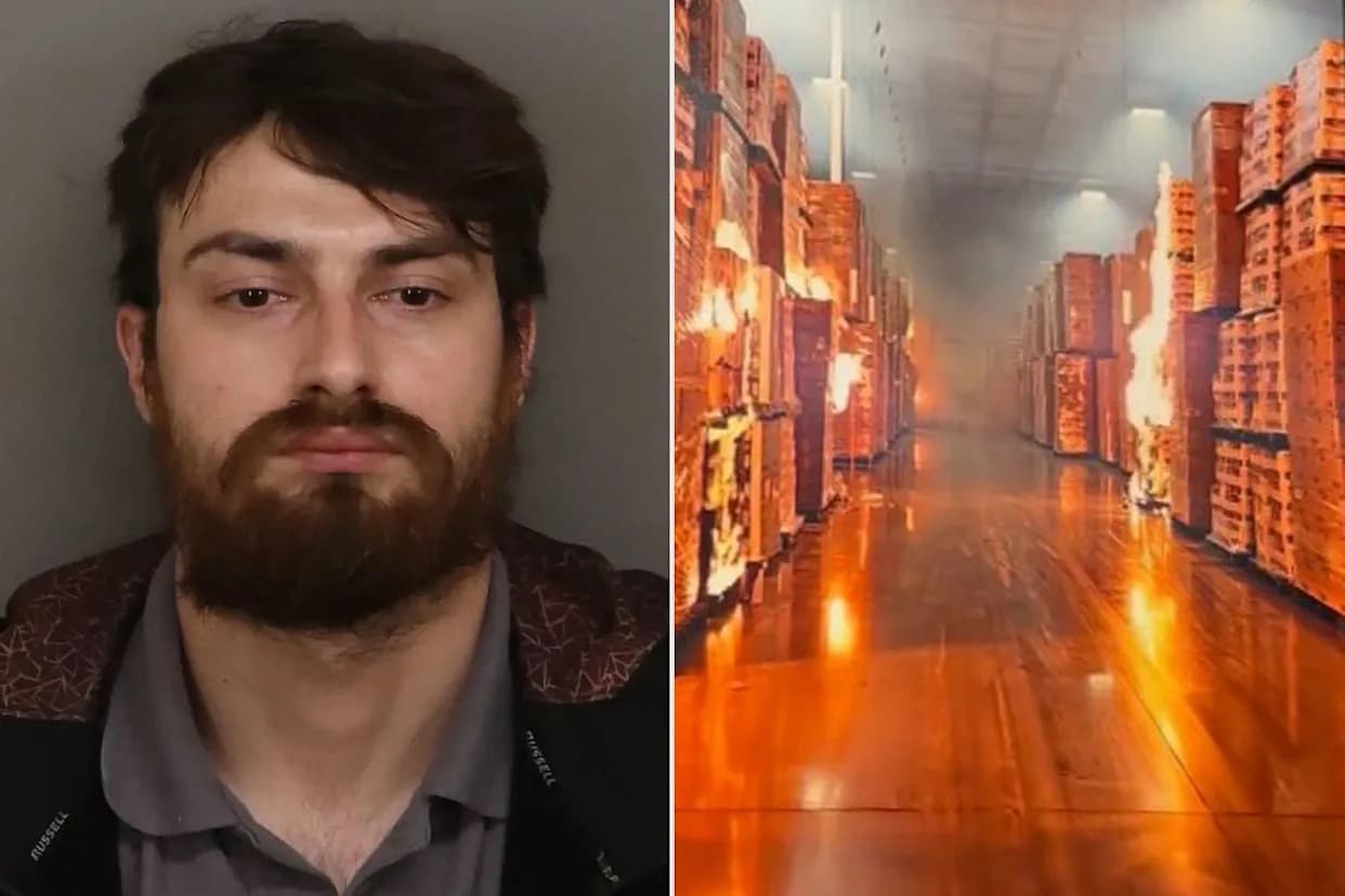 Man Arrested After Devastating $500M Fire at Kimberly‑Clark Warehouse; Authorities Say He Filmed Setting Blaze
