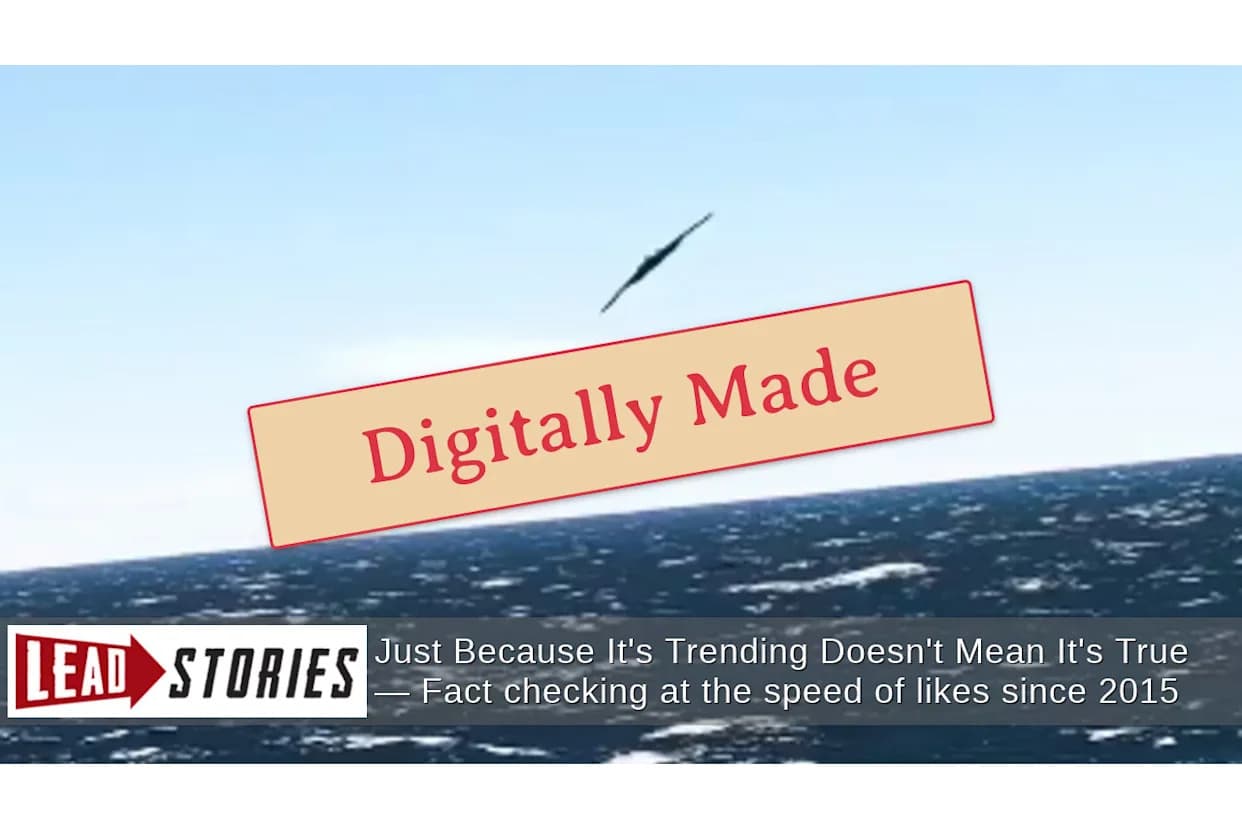 Fact Check: Viral Video Of B‑2 Flying Over U.S. Carrier Is Digital Art — Not Footage From Operation “Epic Fury”