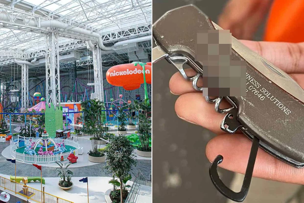 Photo Released of Engraved Swiss Army Knife After Woman Says It Struck Her on Nickelodeon Universe Ride