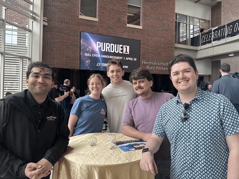 Purdue Finalizes Crew for Purdue 1 Mission; Launch Set for 2027