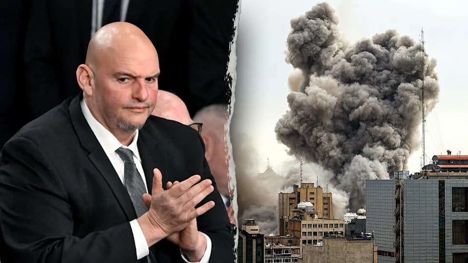 Sen. John Fetterman Vows To Be 'Last Man Standing' Among Democrats Backing Israel