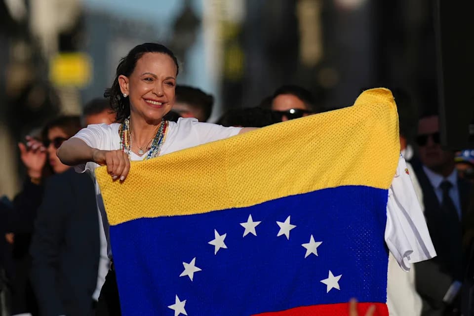 María Corina Machado Draws Thousands in Madrid, Declines Meeting With Spain’s Prime Minister