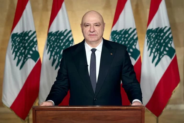 Aoun Pushes Direct Talks With Israel To End Occupation As Hezbollah Protests