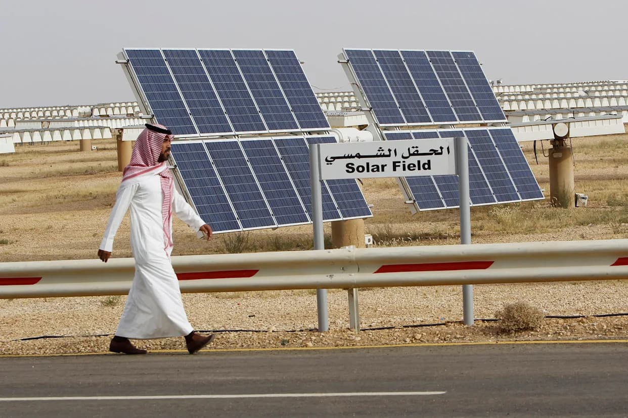 Saudi Arabia Nearly Doubles Renewable Capacity to 12.3 GW in 2025 — Solar Drives the Boom