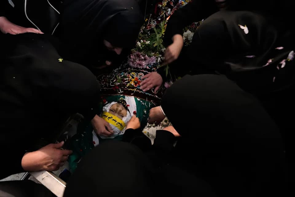 Flag-Draped Coffins and Mourners: Southern Lebanon's Funerals After Pre-Ceasefire Strikes