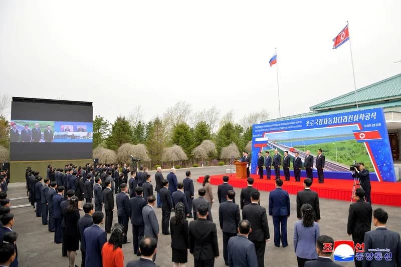 North Korea and Russia Near Completion of 850m Tumen River Road Bridge — Russian Embassy Cites June 19 Target