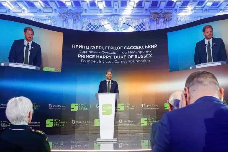 Prince Harry Makes Surprise Visit To Kyiv, Urges Putin To 'Stop This War' And Calls For U.S. Leadership