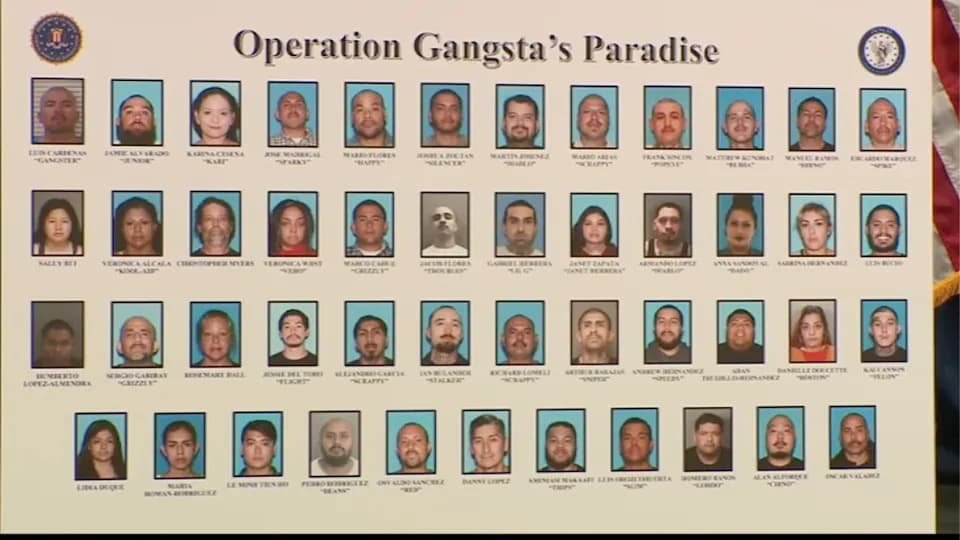 Federal Sweep Charges 43, Alleges Mexican Mafia Turned Parts Of Orange County Into 'Gangsta's Paradise'