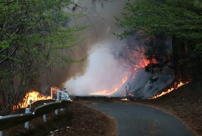 Wildfires Close In On Otsuchi Town After Burning 400+ Hectares In Iwate