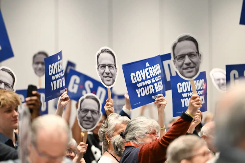 Shapiro Tests Political Muscle, Pushes for a Democratic Trifecta in Swing-State Pennsylvania