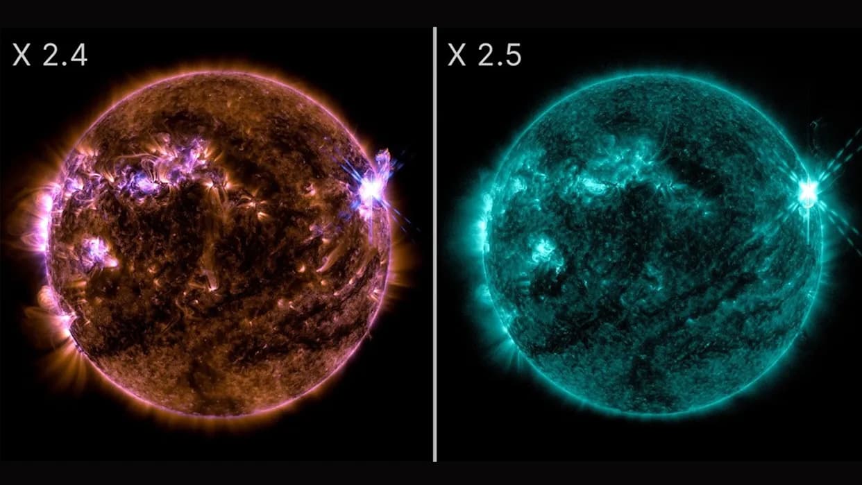 Sun Unleashes Two X-Class Solar Flares in Hours, Triggering Brief Radio Blackouts