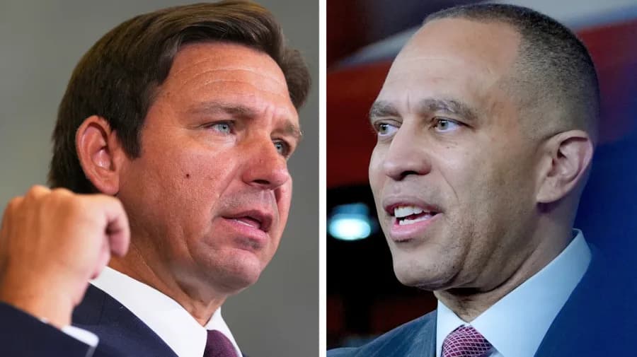 DeSantis Taunts Jeffries as Florida Gears Up for Contested Redistricting: "Bring It On"