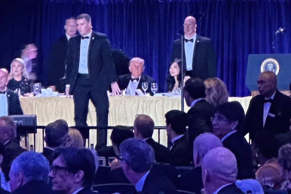 Chaos at WHCA Dinner: Gunman Storms Washington Hilton; Trump, VIPs Escorted to Safety