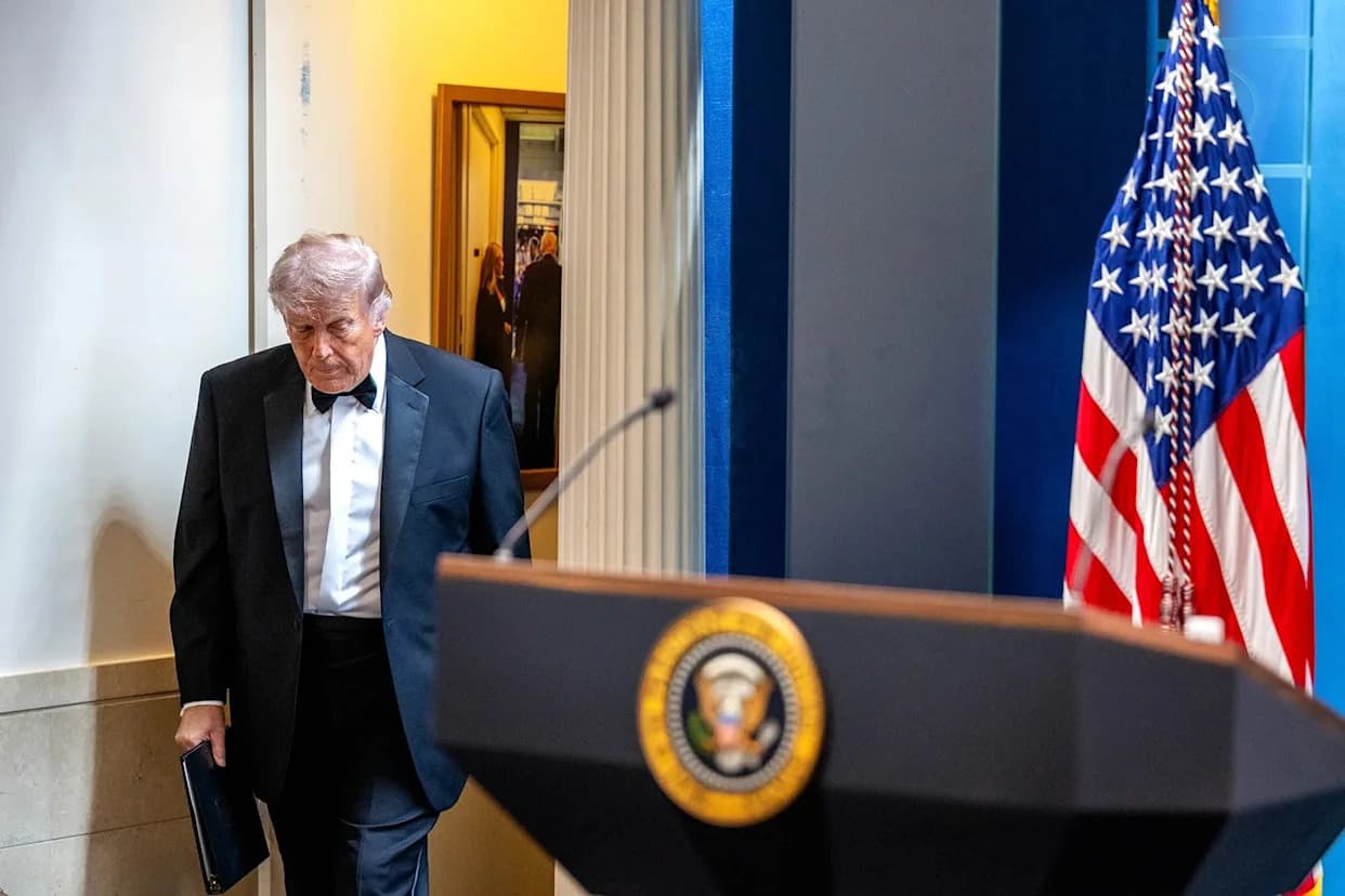 After Correspondents’ Dinner Shooting, Trump Focuses on a 'Safe Ballroom' and Attacks Critics