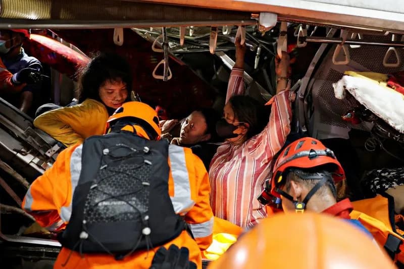 Deadly Train Crash Near Jakarta: 4 Killed, 38 Injured in Bekasi Collision