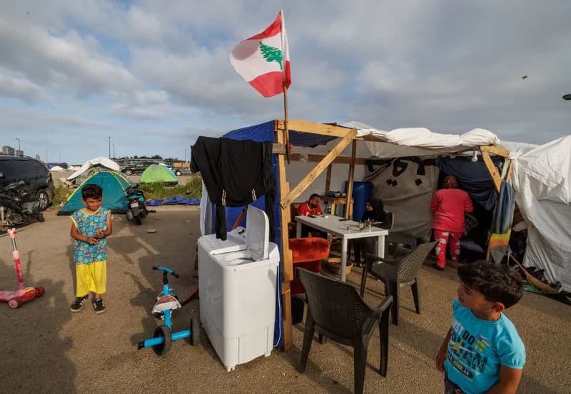 Nearly Two Months Displaced: Father Of Nine Survives In Beirut Tents As Khiyam Lies Flattened