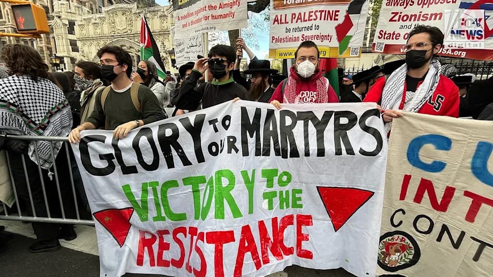 Columbia-to-CCNY March: Protesters Chant For 'Resistance,' Briefly Invoked Hamas, And Deliver Sweeping Demands To Mayor Mamdani