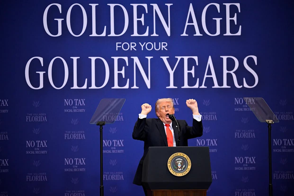“What’s More Secure Than The Villages?” — Trump Reconnects With Supporters at Florida Retirement Community