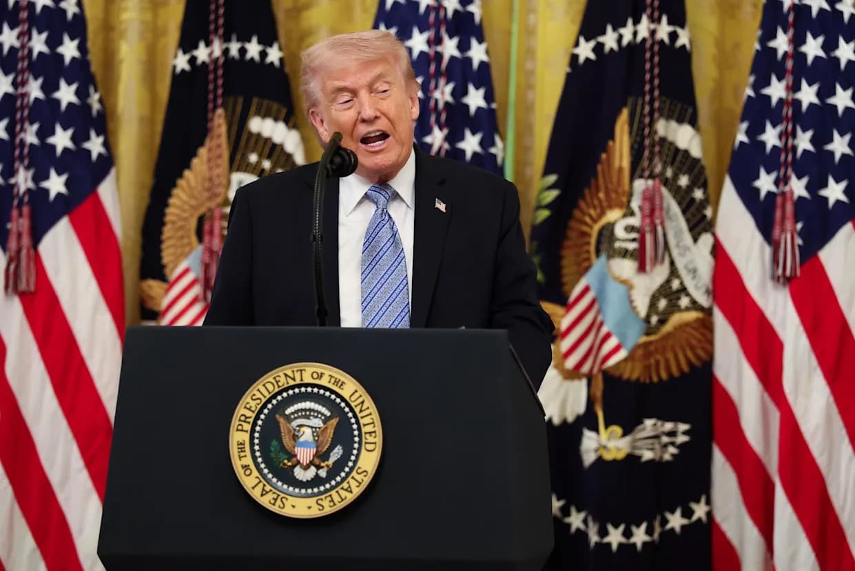Trump Warns Iran Will Be "Blown Off the Face of the Earth" If It Attacks US Vessels Near Strait of Hormuz